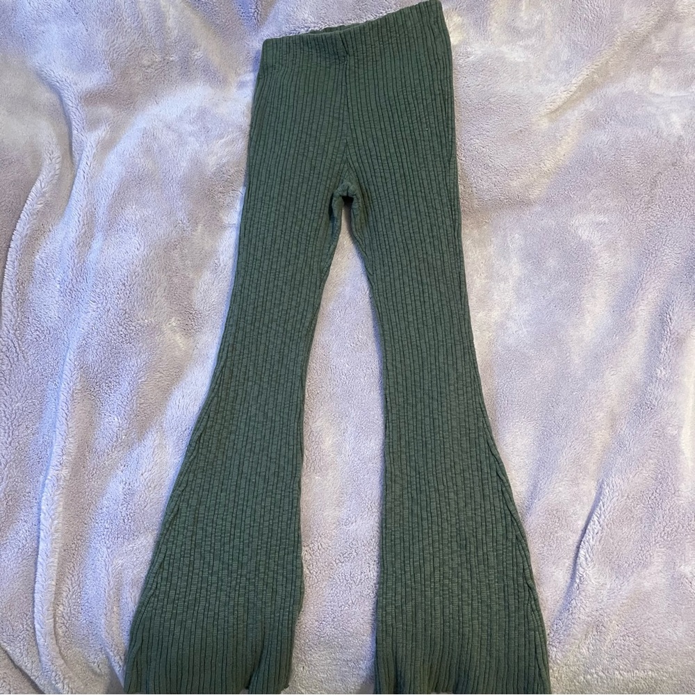 Green textured Urban Outfitters pants